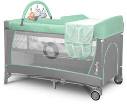 Lionelo Flower multifunkciós utazóágy - Turquoise - manopalota