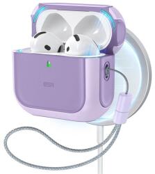 ESR ORBIT HALOLOCK carcasă din plastic (rezistentă la șocuri, curea, MagSafe) LILA Apple AirPods 4 GP-171645 (GP-171645)