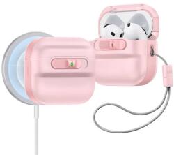 ESR PULSE HALOLOCK carcasă din plastic (rezistentă la șocuri, curea, MagSafe) BRONZE Apple AirPods 4 GP-171648 (GP-171648)