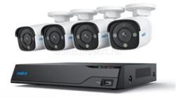 REOLINK NVS8-8MB4 4K 8MP IP kamera szett, 4 csőkamerával beépített 2TB HDD-vel (REOLINK_NVS8-8MB4) (REOLINK_NVS8-8MB4)