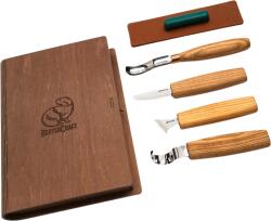 BeaverCraft Sloyd kések Faragó Készlet ajándék könyv-dobozban S19 könyv (S19 book)