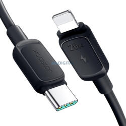 JOYROOM A14 Multi-Color Series Type-C - Lightning kábel 20W 1.2 m - fekete