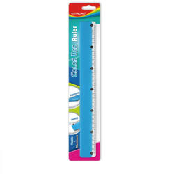 Keyroad Vonalzó 30cm, fém skálával Keyroad Colour Bar vegyes színek (KR971312)