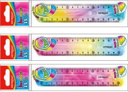 Keyroad Vonalzó 15cm, flexibilis Keyroad Flex Draw színátmenetes (KR972275)