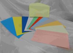  Színes boríték LA4 méret (vegyes színekben)-330 db