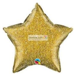  Fólia lufi, hologramos, világoskék (45 cm)