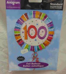  Fólia lufi 100. születésnapra (45 cm)
