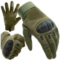 Trizand Taktikai kesztyű képernyőkezelő ujjakkal, L, zöld (00021771)