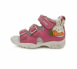  D. D. Step pink nyuszis bőr szandál 30
