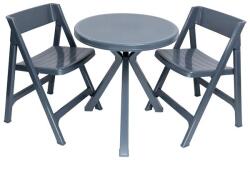 Flair Antracit balkon szett 61604