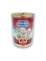 Pet Daily Hrana umeda pentru caini juniori cu vita, Pet Daily Dog, 415 g (C2649)
