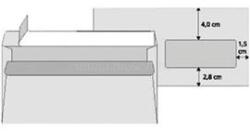 Office Depot LA4 jobb ablakos szilikonos bélésnyomott 1000db boríték (OFFICE_DEPOT_ODL3T15B300H2) (OFFICE_DEPOT_ODL3T15B300H2)