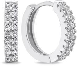 Brilio Silver Cercuri minunate argintii cu pietre de zircon EA703W