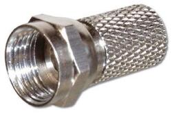 PremiumCord Sat. F csatlakozó, 6, 5 mm-es vágott kábelhez, 20 mm hosszúságú (kjr-22)