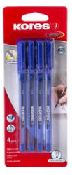 Kores Golyóstoll, 1, 0 mm, kupakos, háromszögletű, 'K2-M', kék (IK37214) (IK37214)