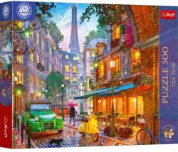 Trefl Premium Plus - European Puzzle Championship - Tea Time - Párizsi kávézó 500 db-os (37614)