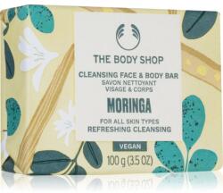 The Body Shop Moringa Cleansing Bar săpun solid pentru fata si corp 100 g