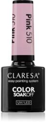 Claresa SoakOff UV/LED Color Fun Fair lac de unghii sub forma de gel culoare Pink 510 5 g