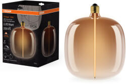 OSRAM E27 LED mágneses filament, 4, 8W, 200 lm, 1800 K, candlelight, dimmelhető, barna üveg-20 W izzó helyett - Magnetic Vintage dim Classic Oval W187 Tea Brow (4058075836389)