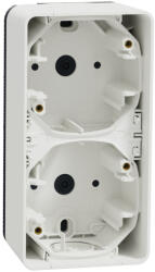 Schneider Electric Mureva Styl - MUR39912 -Kettes kiemelő doboz, függőleges, polárfehér (MUR39912)