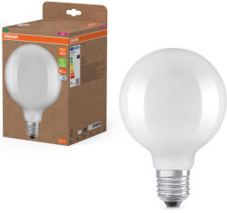 OSRAM E27 LED nagygömb, 11, 6W, 2452 lm, 4000 K, hidegfehér, opál üveg-150 W izzó helyett - Superstar+ Classic Globe125 (4058075839700)