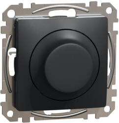 Schneider Electric Schneider Sedna Design & Elements - Connected zigbee dimmer, forgatógombos, antracit, 7-200W, LED/halogén/izzó kompatibilis, okosotthon vezérlés; SDD114382 (SDD114382)