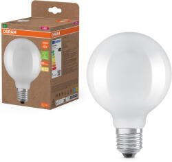 OSRAM E27 LED nagygömb, 5W, 1055 lm, 2700 K, melegfehér, opál üveg-75 W izzó helyett - Superstar+ Classic Globe95 (4058075839540)