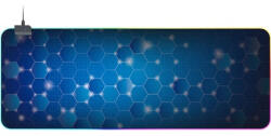 Genius PD-07 RGB egérpad kék (6920919256685) - tech-heaven