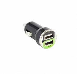 SBOX CC-221B Dual USB Car Charger CC-221B blackberry black (T-MLX35688) - vexio