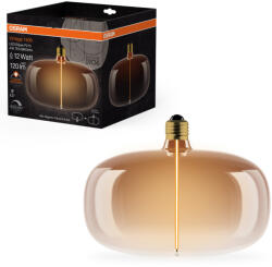 OSRAM E27 LED mágneses filament, 4W, 120 lm, 1800 K, candlelight, dimmelhető, barna üveg-10 W izzó helyett - Magnetic Vintage dim Classic (4058075836365)