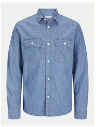 JACK & JONES Férfi ing, Jack and Jones, 304783197, Biopamut/Pamut, M INTL, Kék (0000304783197_M)