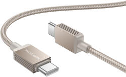 BOROFONE Kábel BX120 Placer - C típusú csatlakozó C típusú csatlakozóhoz - PD 60W 1 méter arany