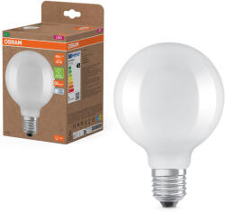 OSRAM E27 LED nagygömb, 3, 8W, 806 lm, 4000 K, hidegfehér, opál üveg-60 W izzó helyett - Superstar+ Classic Globe95 (4099854246319)