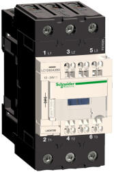 Schneider Electric TeSys D - LC1D65A3BD - 3pólusú Everlink mágneskapcsoló (AC3, 400V 65A) rugós vezérlő sorkapoccsal 24V DC (LC1D65A3BD)