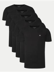 JACK & JONES Férfi póló, Jack and Jones, 304907883, Pamut, S INTL, Fekete (0000304907883_S)