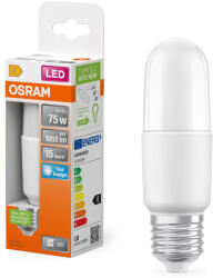 OSRAM E27 LED, 9, 5W, 1055 lm, 6500 K, daylight, opál műanyag-75 W izzó helyett - Star Classic (4058075466258)