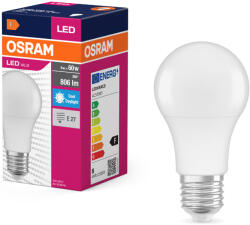 OSRAM E27 LED 8W, 806 lm, 6500 K, daylight, opál műanyag-60 W normál izzó helyett - Value Classic A (4099854109829)