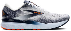 BROOKS Ghost 16 White/Peacoat/Orange Férfi futócipő US 11, 5 Férfi futócipő