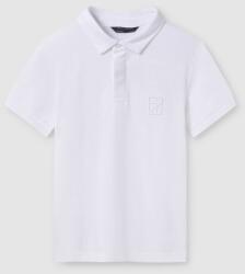 Mayoral Moda Rövid ujjú galléros poló 7a-12 év 06127-014 weiss