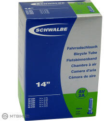 Schwalbe cső 14x1, 75-2, 35 (47/60-254) AV 40mm (autó szelep)