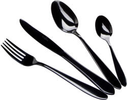 Berlinger Haus 24 részes evőeszköz készlet Fényes fekete (BH/3076)