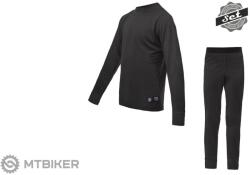 Sensor Merino Active gyerekkészlet, fekete (124 - 133 cm)