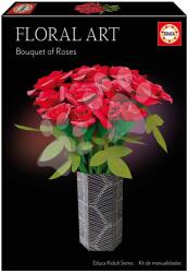 Educa Lucru creativ trandafiri Floral Art Bouquet of Roses Educa creează-ți propriul buchet de la 8 ani (EDU20139)