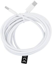  Cablu Date si Incarcare USB-C - USB-C OEM HD26 Box, 30W, 3m, Alb - evomag