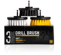 Work Stuff Drill Brush Pack - 3db kefe kárpitozáshoz