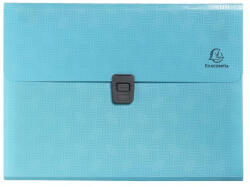 Exacompta Harmonikamappa, A4, PP, 13 rekeszes, EXACOMPTA Pop'NCo, ciánkék (EX55299E) (EX55299E)