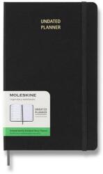 Moleskine 2024 UNI L, kemény fedeles, fekete (DHUNDB12WN301)