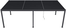 ROJAPLAST intro duo alumínium bioklimatikus pergola 8 x 4 méteres - szabadon álló, szürke antracit