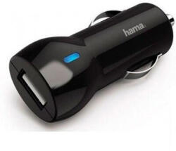 Hama 1x USB Indicator LED 5V / 2.4A 12W Negru (00183259) - vexio