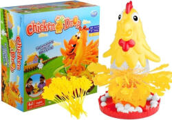 LEAN Toys Vidám Csirkekiszedő Játék 30 Toll 4 Játékos